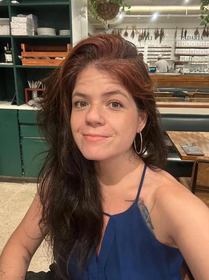 Retrato de Marcela Borges, Diretora de Planejamento e Captação de Recursos.